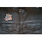 Cute Raccoon Biker on Motorcycle Patch, Cute Animal Patches shown on leather vest