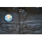 Van Gogh Patch, Iron on Patches shown on leather vest