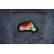 Indian Biker Patch shown on jeans