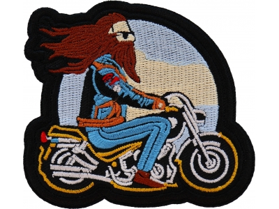Scenic Biker Patch Embroidered