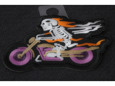 Skelo Rider Biker Patch Embroidered