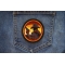 Gun Slinger Patch shown on jeans