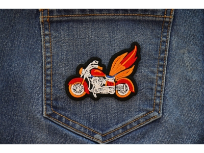 Indian Feather Motorcycle Patch Embroidered