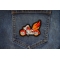 Indian Motorcycle Patch shown on jeans
