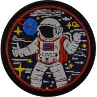 Space Cowboy Astronaut Patch Embroidered