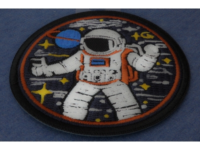 Space Cowboy Astronaut Patch Embroidered