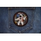 Cosmic Astronaut Patch shown on jeans