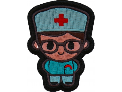 Male Nurse Patch Embroidered