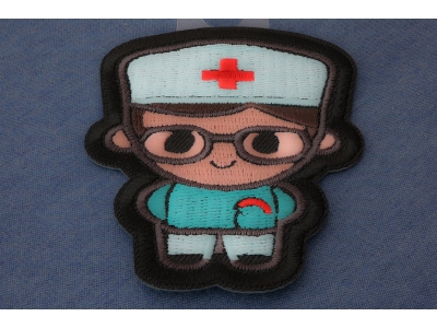 Male Nurse Patch Embroidered