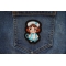 Lady Nurse Patch shown on jeans