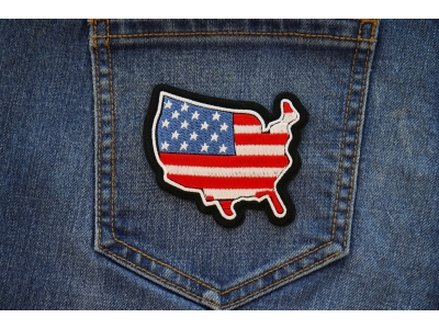 USA Patriotic Patch Embroidered
