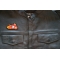 Motorcycle Jacket/Vest Embroidered Biker Patch - Flaming Crotch Rocket Motorcycle Patch shown on leather vest