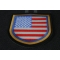 USA Shield Patch diagonal view
