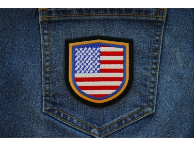 USA Shield Patch Embroidered