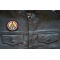 Hippie Peace Patch, Hippie Patches shown on leather vest