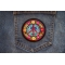 Hippie Daisies Peace Patch shown on jeans