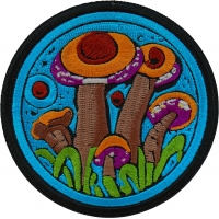 Psychedelic Shrooms Patch Embroidered