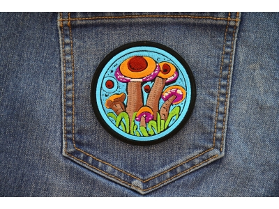 Psychedelic Shrooms Patch Embroidered