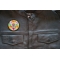 Flowers and Peace Patch, Hippie Patches shown on leather vest