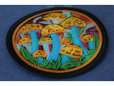 Psychedelic Mushrooms Patch Embroidered