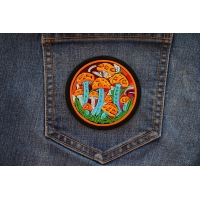 Psychedelic Mushrooms Patch Embroidered Psychedelic Mushrooms Patch Embroidered