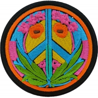 Colorful Peace Patch Embroidered