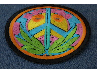Colorful Peace Patch Embroidered