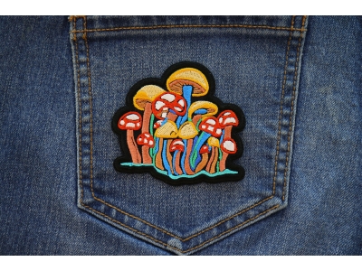 Magical Mushrooms Patch Embroidered