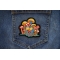 Magical Mushrooms Patch shown on jeans