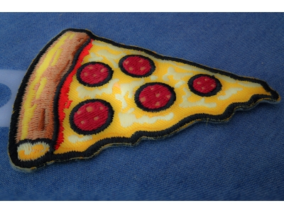 Pizza Slice Iron on Patch