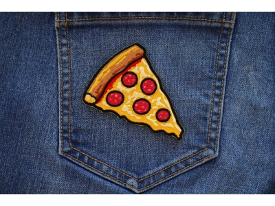 Pizza Slice Iron on Patch