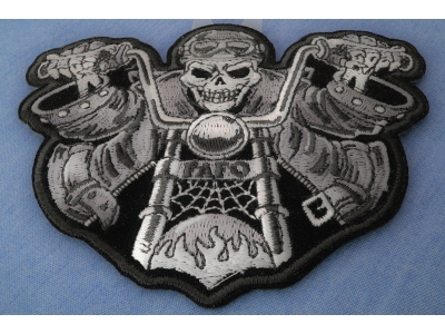 FAFO Skeleton Rider Biker Patch