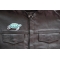 Sea Turtle Patch shown on leather vest