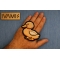Cute Duck Patch shown on hand for size comparison
