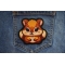 Chipmunk Patch shown on jeans