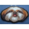 Eddie Shih Tzu Dog Patch diagonal view