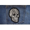 Pattern Skull Patch shown on jeans