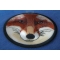Fox Stare Round Patch diagonal view