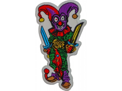 Jester Clown with Knives Patch