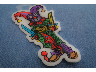 Jester Clown with Knives Patch