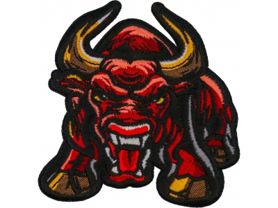 Bull Charging Patch