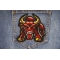 Bull Charging Patch shown on jeans