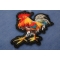 Cock Rooster Patch diagonal view