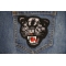 Vicious Jaguar Patch shown on jeans