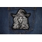 Wicked Witch Patch shown on jeans