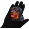 Rottweiler Patch shown on hand for size comparison