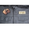 Buffalo Soldier Patch shown on leather vest