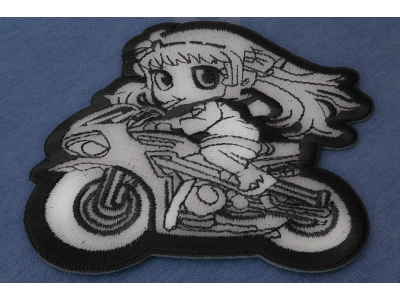 Little Girl Biker Patch