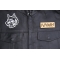 Vicious Tribal Wolf Patch shown on leather vest