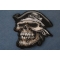 Dead Skull Pirate Patch diagonal view